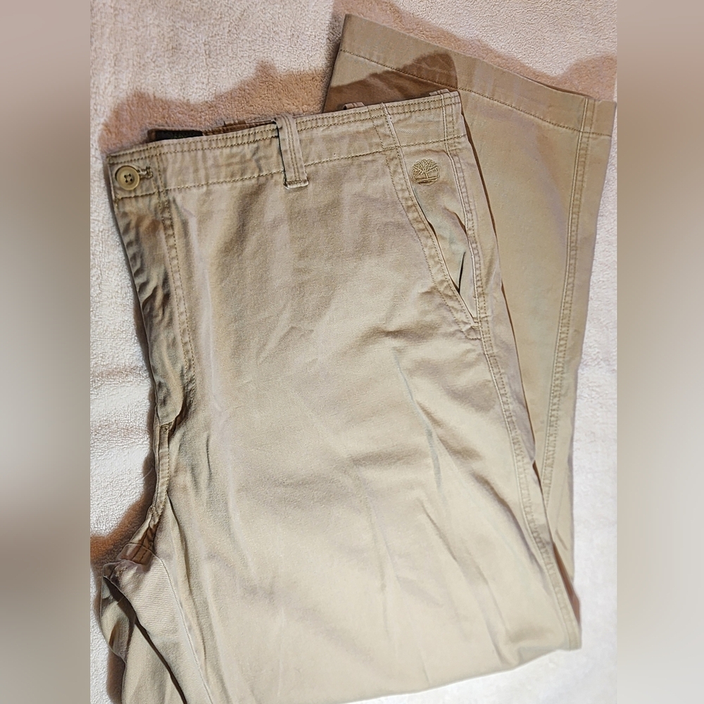 Timberland mens Khaki pants size 42 w 32 L